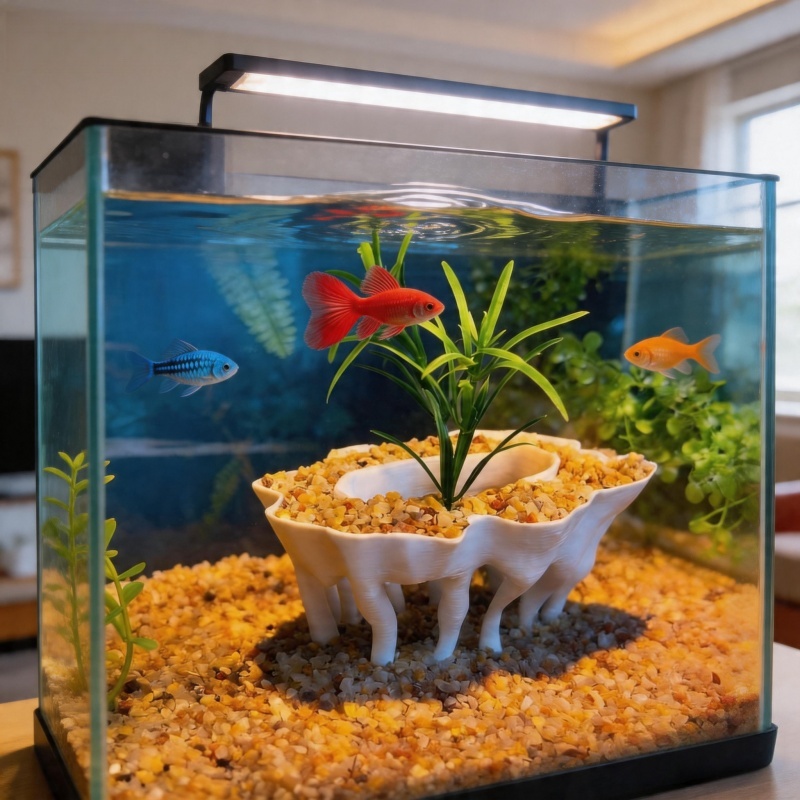 3D printed aquarium plants in  - Aquarium Fish Pot ulasan dan harga