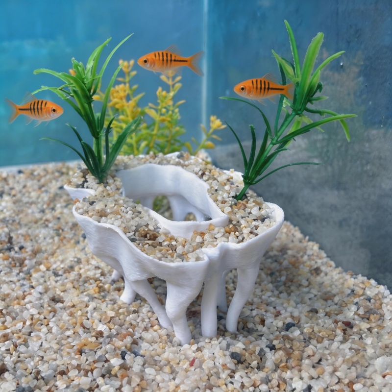 3D printed aquarium plants in  - Aquarium Fish Pot ulasan dan harga