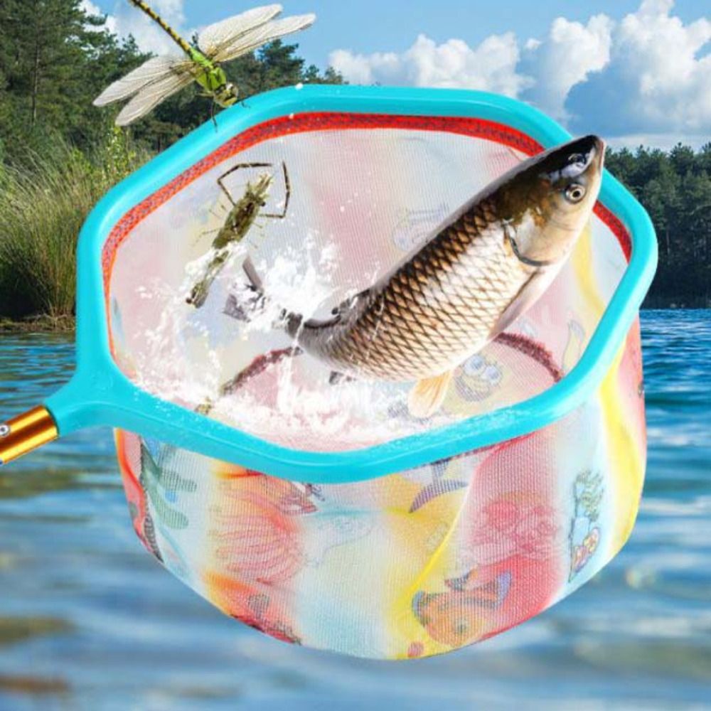 Non-Slip Handle Pocket Fish Di - Fish Net Handle ulasan dan harga